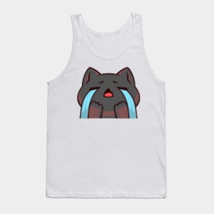 Crying kitty Tank Top